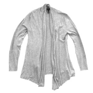 Grey Waterfall Knit Sweater